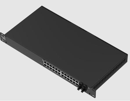 TELTONIKA · Switch · SWM280 · 24 Port Gigabit managed PoE L2+ Switch, 4x SFP, 19 (SWM280000000)