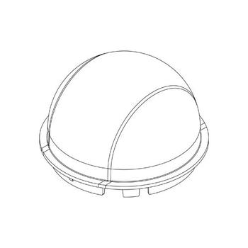 AVIGILON IR Dome bubble replacement_ 4.7"" Dia (DMBBL-1011)