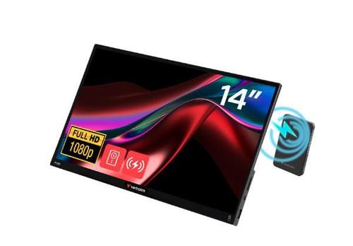 VERBATIM Portable 14" FHD Touch Monitor LIGHT + Wireless Power Bank (32088)
