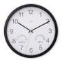HAMA Wall Clock Santorini Diameter 30 cm Black