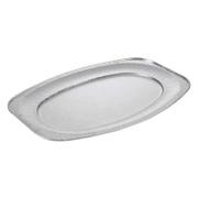 PLUS PACK Cateringfad, Plus Pack, Oval 548 x 359 x 22 mm, aluminium, aluminium Large, pakke a 10 stk Fødevaregodkendt