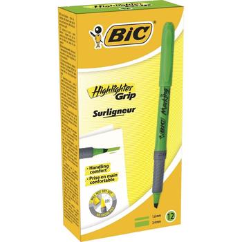 BIC Brite Liner Grip textMarker green (811932*12)