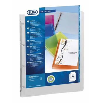 ELBA Ringordner Elba Polyvision A4 transparent 20/30mm Klar (100201432*12)