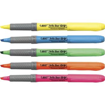 BIC Brite Liner Grip textMarker green (811932*12)