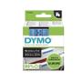 DYMO Labeltape, Dymo Labeltape, Type D1, 19mm x7.00m sort/blå