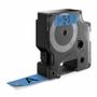 DYMO Labeltape,   Dymo Labeltape,   Type D1, 19mm x7.00m sort/blå (S0720860*5)