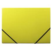 Q-Line Elastikmappe, Q-Line DKF gul, M/3 KLAPPER, 210x297mm Karton/elastik