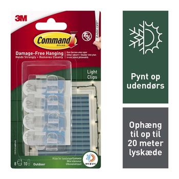 3M Command Outdoor Light Clips 17017CLR-AWPU (7100309733)
