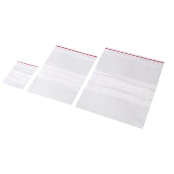 Grippie Lynlåspose,  Grippie, 90 µm, 100 x 150 mm LD-PE, Transparent,  med skrivefelt lynlåslukning,  pakke a 1000 stk Fødevaregodkendt (T230401)