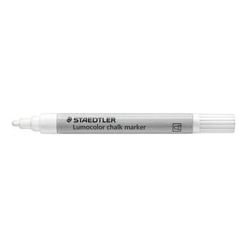 STAEDTLER Lumocolor 344 kridtmarker 2,4mm hvid (344-0*10)