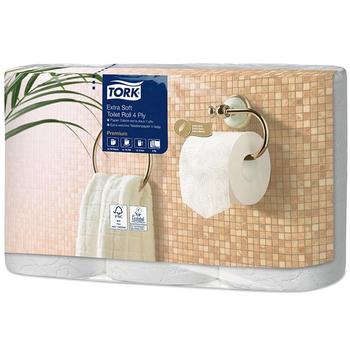 TORK 110406 Premium toiletpapir 18, 8mx12, 5cm 4-lags hvid 42rl (110406)