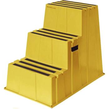 TWINCO Sikkerhedstrappetrin 3 trin 6800 gul (6800-3)