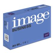 Image Business Image, Business, hvid, 4 huller DIN Kopipapir, træfri ECF, 80g/m2, 210mm x 297mm, A4, Smal bane, pakke a 500 ark 70% PEFC Certified