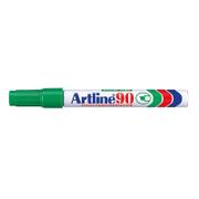 ARTLINE Marker, Artline, EK90, 2-5MM, Rund spids grøn, permanent