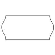 METO Prisetiket, Meto 26x12mm hvid, rulle a 1500 etiketter