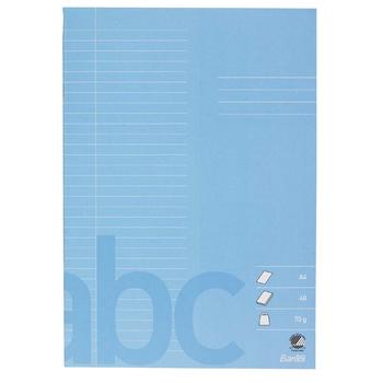 BANTEX Skoleblokk A4 32 linjer 40 ark Lyseblå (100052005*10)