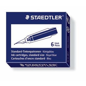 STAEDTLER Fountain pens ink cartridges blue (6) (480-3)