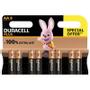DURACELL Batteri, Duracell PLUS POWER, AA alkaline pakke a 8 stk (53839)