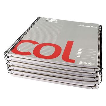 BANTEX Col College Blokk A4 Linjert 4H 70 ark 70g (100051859*10)