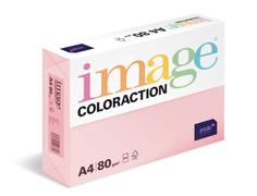 Image Coloraction Image, Coloraction, Tropic/pale pink Kopipapir, træfri ECF, 80g/m2, 210mm x 297mm, A4, Smal bane, pakke a 500 ark FSC Mix Credit EU-miljømærke