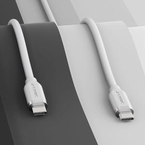 ALOGIC Elements 240W USB-C to USB-C Charging Cable, 2m Silicone - White (ELSI5U2CCWH2)