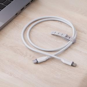 ALOGIC Elements 240W USB-C to USB-C Charging Cable, 2m Silicone - White (ELSI5U2CCWH2)