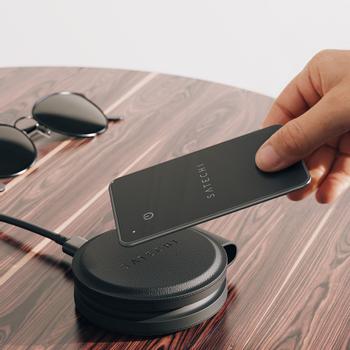 SATECHI FindAll Wallet Card with Apple Find My Tracking and Ultra-Slim Design for Easy Tracking of Valuables - Black (ST-LFAWCK)