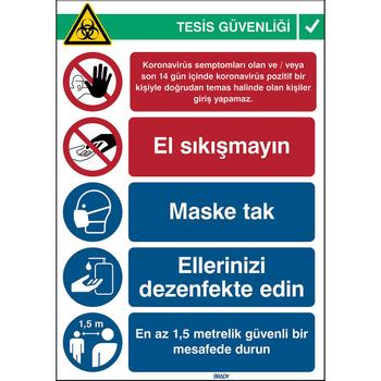 BRADY Safety Sign (COVID-19-REC3-PP-TR)