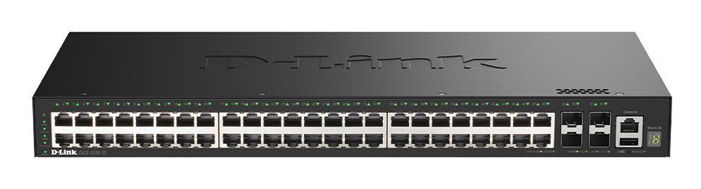 D-LINK 48 Ports GE + 4 Ports 10G SFP+ Smart Managed Switch (DGS-1530-52/E)