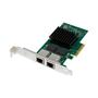 MICROCONNECT 2 port RJ45 network card, PCIe