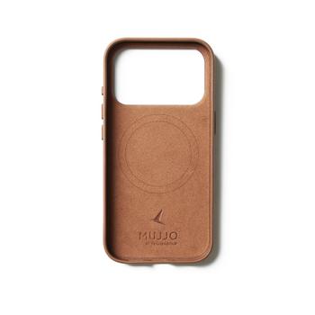 MUJJO läderfodral för iPhone 17 Pro - Tan (MUJJO-CL-061-TN)
