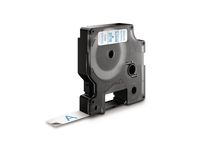 DYMO D1 12mm  Tape bl† p† hvit (S0720540)