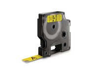 DYMO D1 12mm Black/Yellow labels 45018