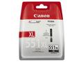 CANON n CLI-551 BKXL - 6443B001 - 1 x Black - High Yield - Ink tank - For PIXMA iP8750,iX6850,MG5550,MG5650,MG5655,MG6450,MG6650,MG7150,MG7550,MX725,MX925