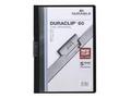 DURABLE Klemmappe DURACLIP A4 60 ark sort
