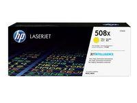 HP 508X høykapasitet gul LaserJet-originaltonerkassett