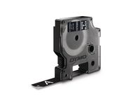 DYMO D1 Durable 12 mm x 3 M, White on Black