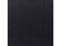 DUNI Tissue servietter 24x24cm sort 250stk