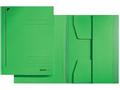 LEITZ Klaffmappe LEITZ kartong folio grønn