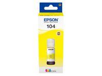 EPSON 104 ECOTANK YELLOW INK BOTTLE 1 X 65MLYELLOW SUPL