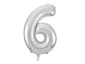 JOKER Ballong JOKER folie 86cm tall 6 sølv