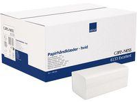 ABENA håndklædeark 2lags 21,5x25cm hvid 20x190stk (6133)