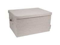 BIGSO Oppbevaringsboks BIGSO m/lokk L beige