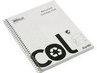 BANTEX Kollegieblok 70 g Hvid A5+ 21x17.3x0.7cm