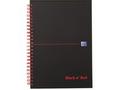  Notatbok OXFORD Black n´Red A5 PP lin