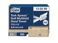 TORK 130299 Xpress Soft håndklædeark 2lags H2 natur