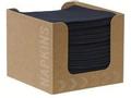 DUNI Serviett DUNISOFT 20cm sort m/disp (50)