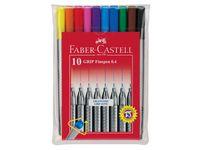 FABER-CASTELL Tusjpenner FC Grip i ass.sett a 10 stk (151610)