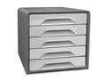 CEP Skuffekabinett CEP Smoove 5 skuffer grå
