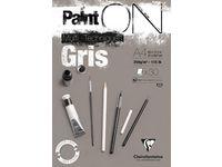 CLAIREFONTAINE Tegnepapir CLAIREFONTAINE gråtoner papir (975809C)